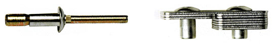Interlock blind rivets