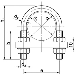 Rundstahlb&uuml;gel DIN 3570 Form A