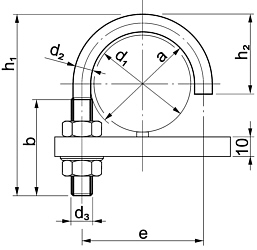 Rundstahlb&uuml;gel DIN 3570 Form B