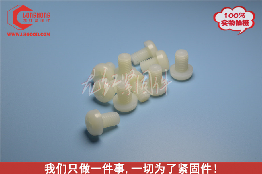 深圳尼龍66,塑膠盤頭螺絲,盤頭內六角螺栓ISO7380.jpg